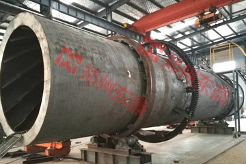 河北敬业钢厂500吨水渣钢渣烘干机项目